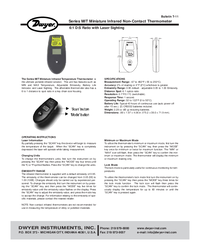 Thumbnail of document Manual - MIT Miniature Infrared Non-Contact Thermometer